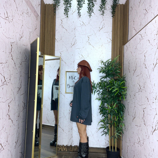 Felpone oversize Magda by Justwest - Collezione inverno 2025 | MacrìBoutique