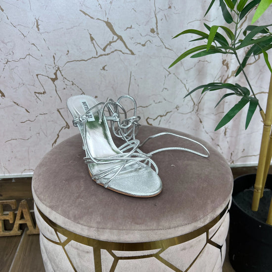 SANDALO KATRINE ARGENTO - Collezione inverno 2025 | MacrìBoutique
