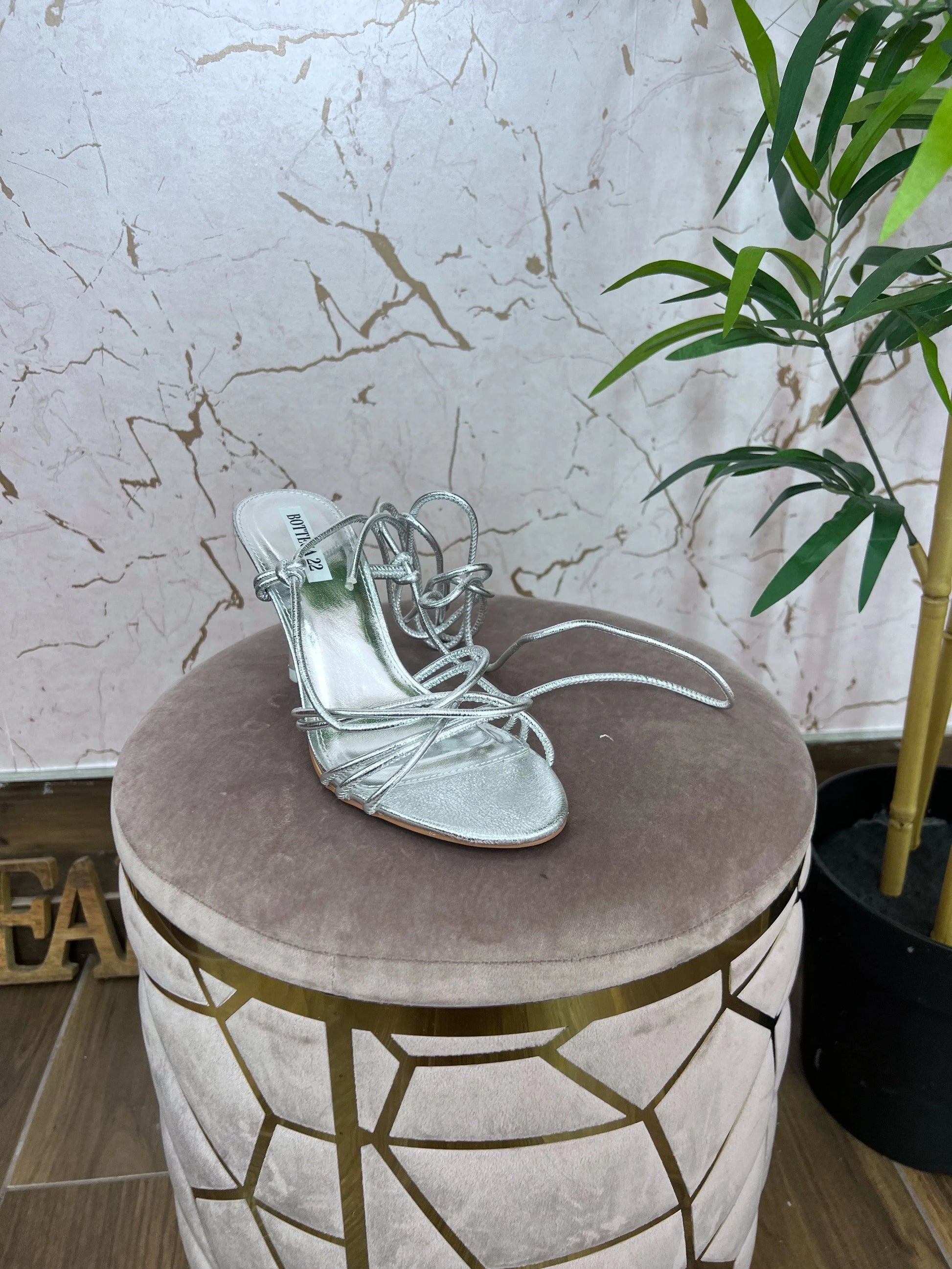 SANDALO KATRINE ARGENTO - Collezione inverno 2025 | MacrìBoutique