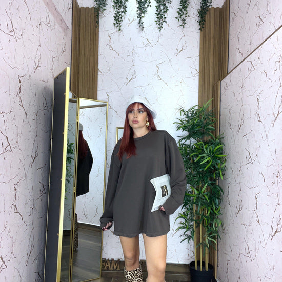 Felpone oversize Magda by Justwest - Collezione inverno 2025 | MacrìBoutique