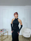 Dress con manicotti Woman