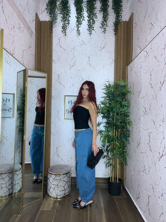 JEANS BALLOON BRUNO CHIARO - Collezione inverno 2025 | MacrìBoutique