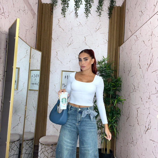 MAGLIA CROP NATALÌ - Collezione inverno 2025 | MacrìBoutique