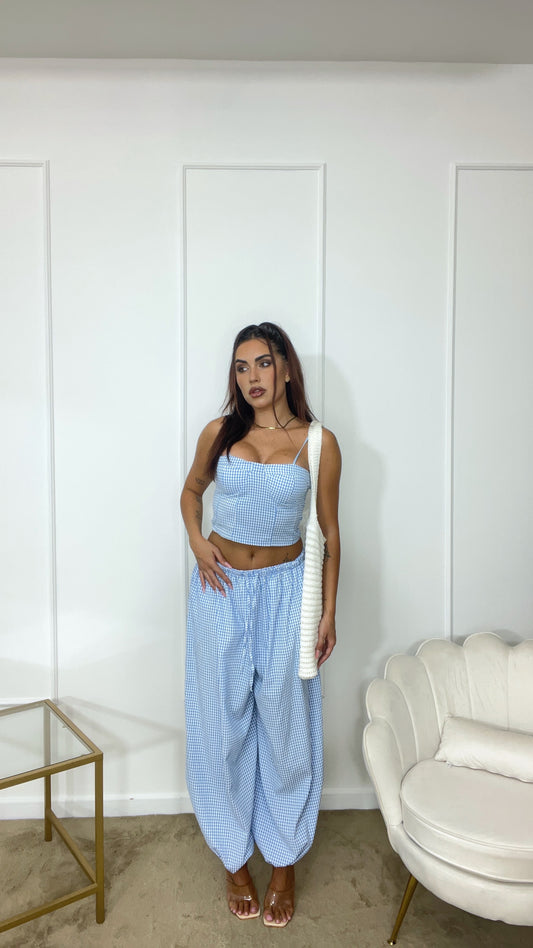 Coordset Kelly quadri celeste