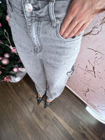 JEANS BALLOON BRILLANTINI GREY