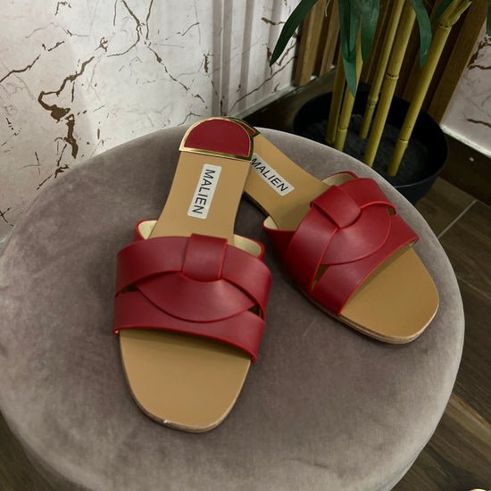 CIABATTINA DORINA RED - Collezione inverno 2025 | MacrìBoutique