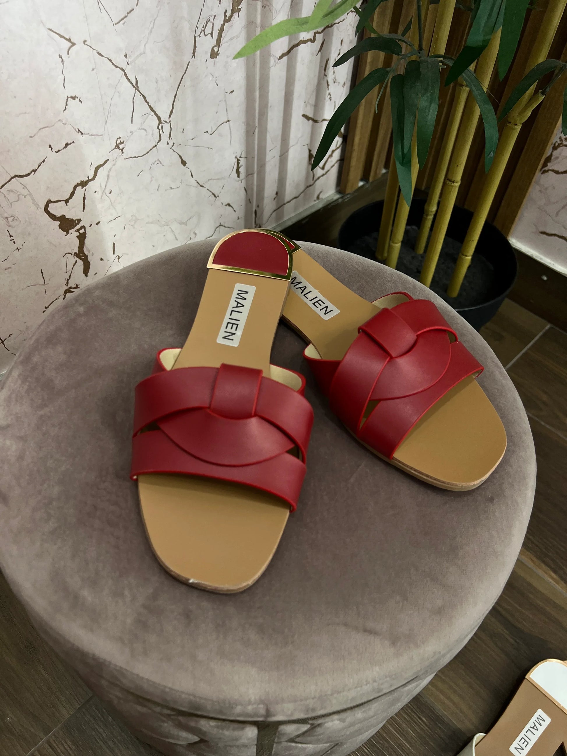 CIABATTINA DORINA RED - Collezione inverno 2025 | MacrìBoutique