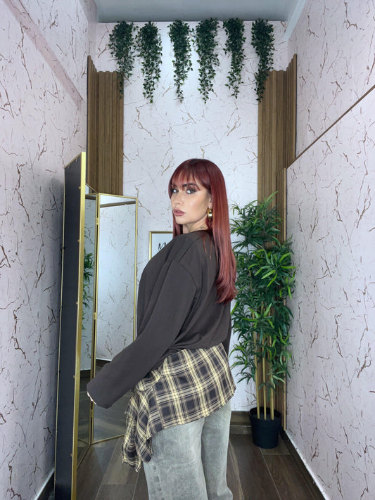 Maglia Nora oversize basic by Justwest - Collezione inverno 2025 | MacrìBoutique