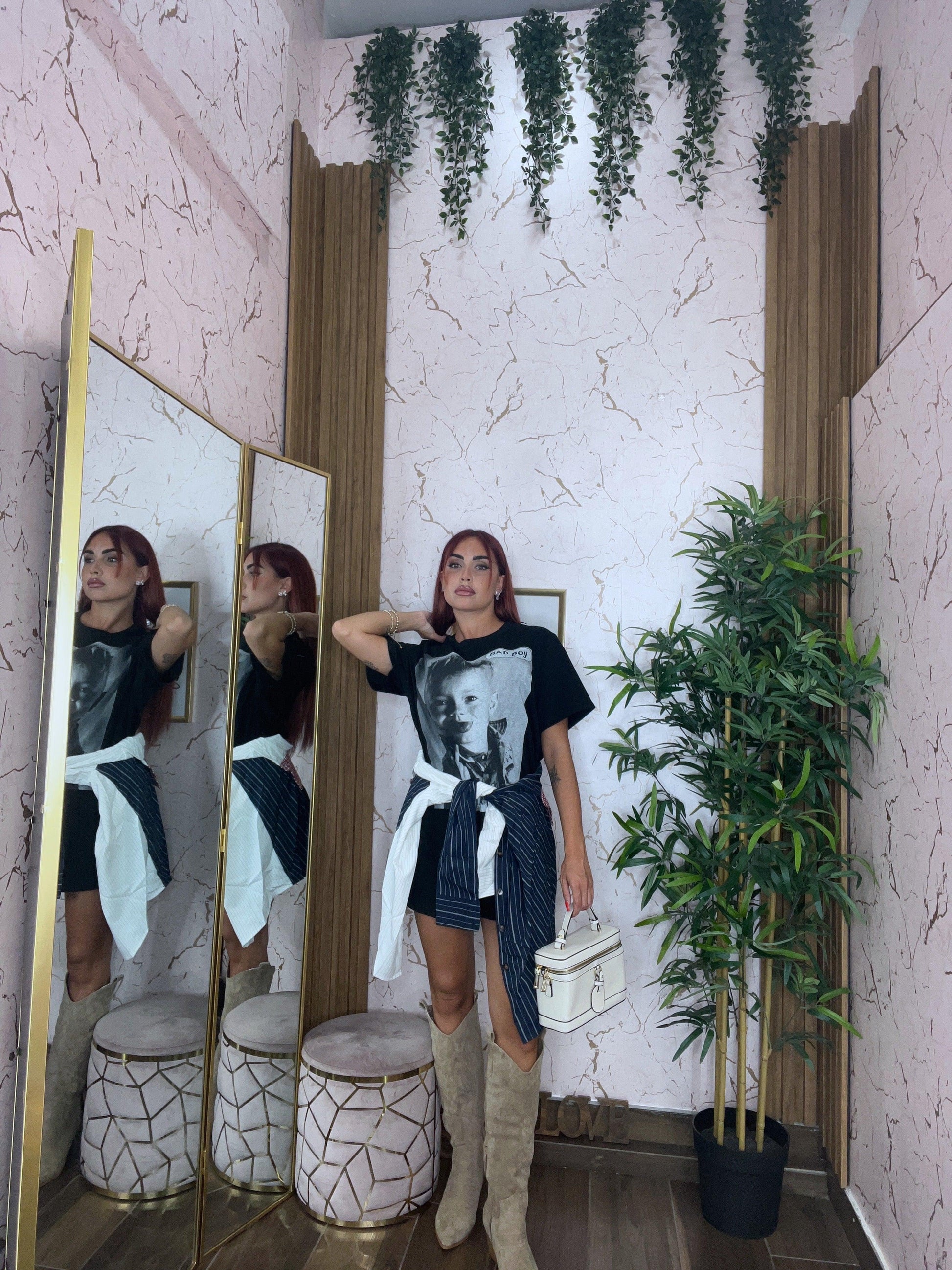 MAXI T-SHIRT BABY+CAMICIONE IN VITA - Collezione inverno 2025 | MacrìBoutique