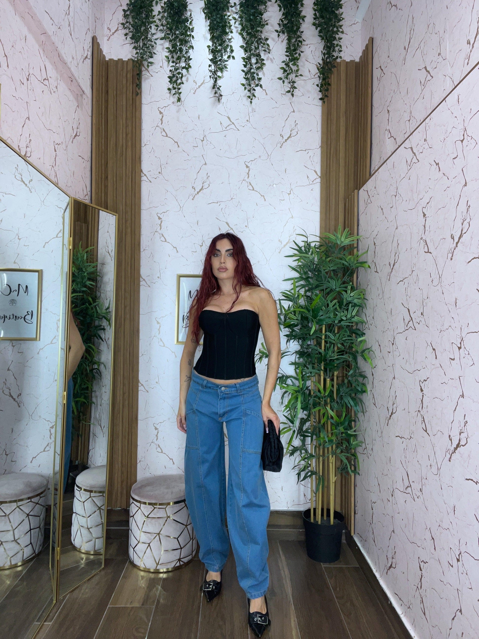 JEANS BALLOON BRUNO CHIARO - Collezione inverno 2025 | MacrìBoutique