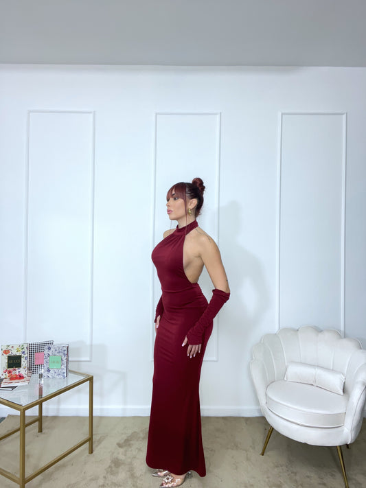 Dress con manicotti Woman
