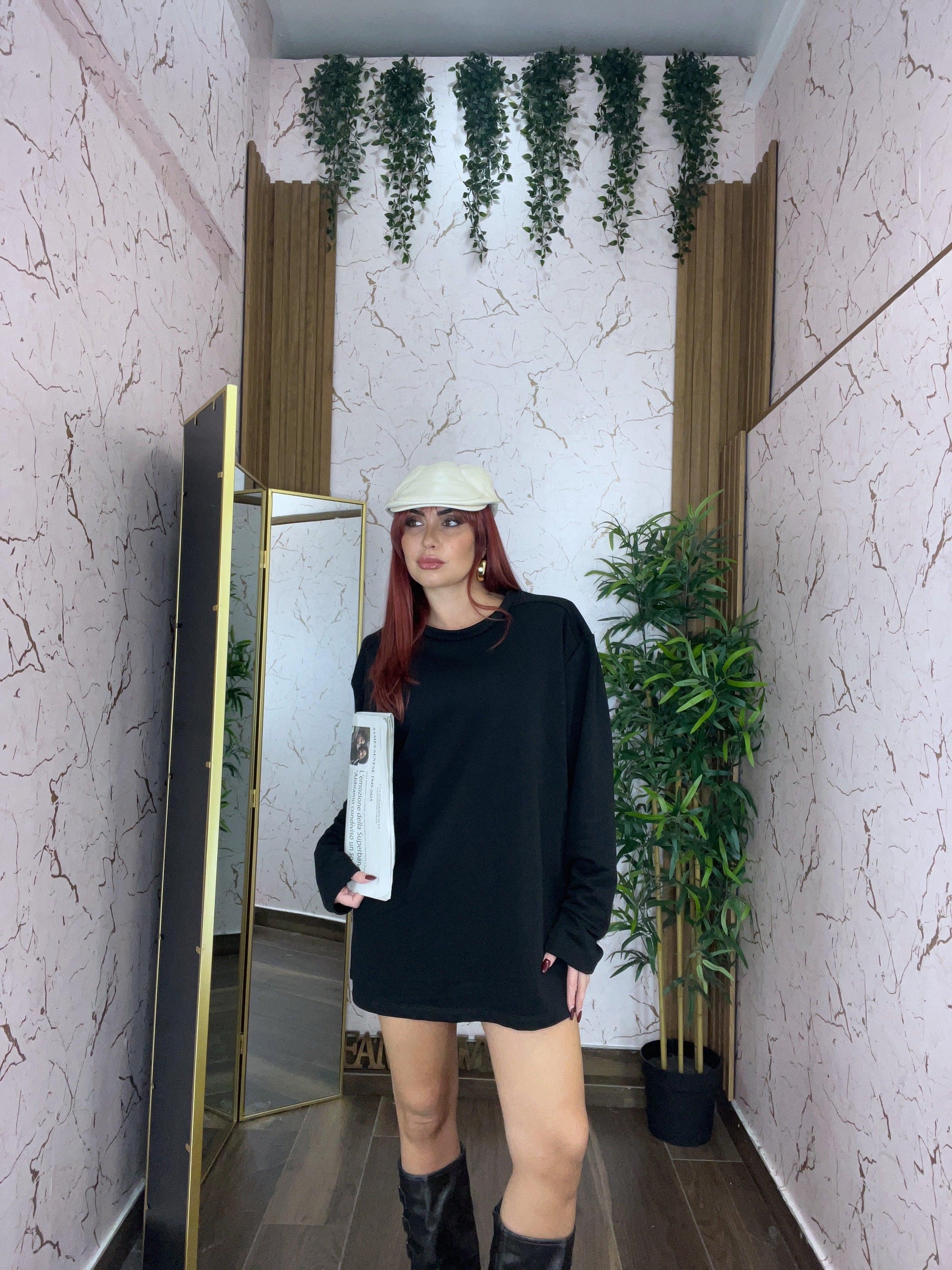 Felpone oversize Magda by Justwest - Collezione inverno 2025 | MacrìBoutique