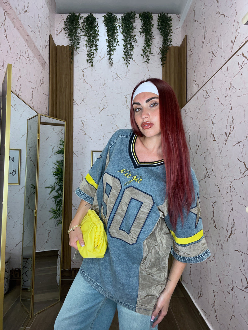MAGLIA OVER IN DENIM ‘90