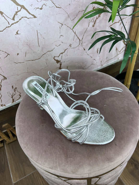 SANDALO KATRINE ARGENTO - Collezione inverno 2025 | MacrìBoutique