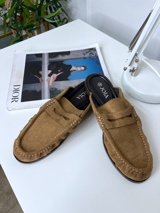 Mocassino camoscio