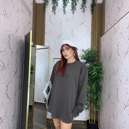 Felpone oversize Magda by Justwest - Collezione inverno 2025 | MacrìBoutique