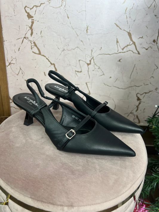 DÉCOLLETÉ NERO CINTURINO - Collezione inverno 2025 | MacrìBoutique