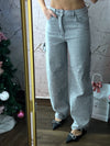 JEANS BALLOON BRILLANTINI GREY