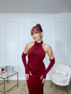 Dress con manicotti Woman
