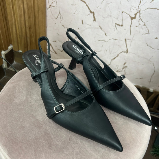 DÉCOLLETÉ NERO CINTURINO - Collezione inverno 2025 | MacrìBoutique