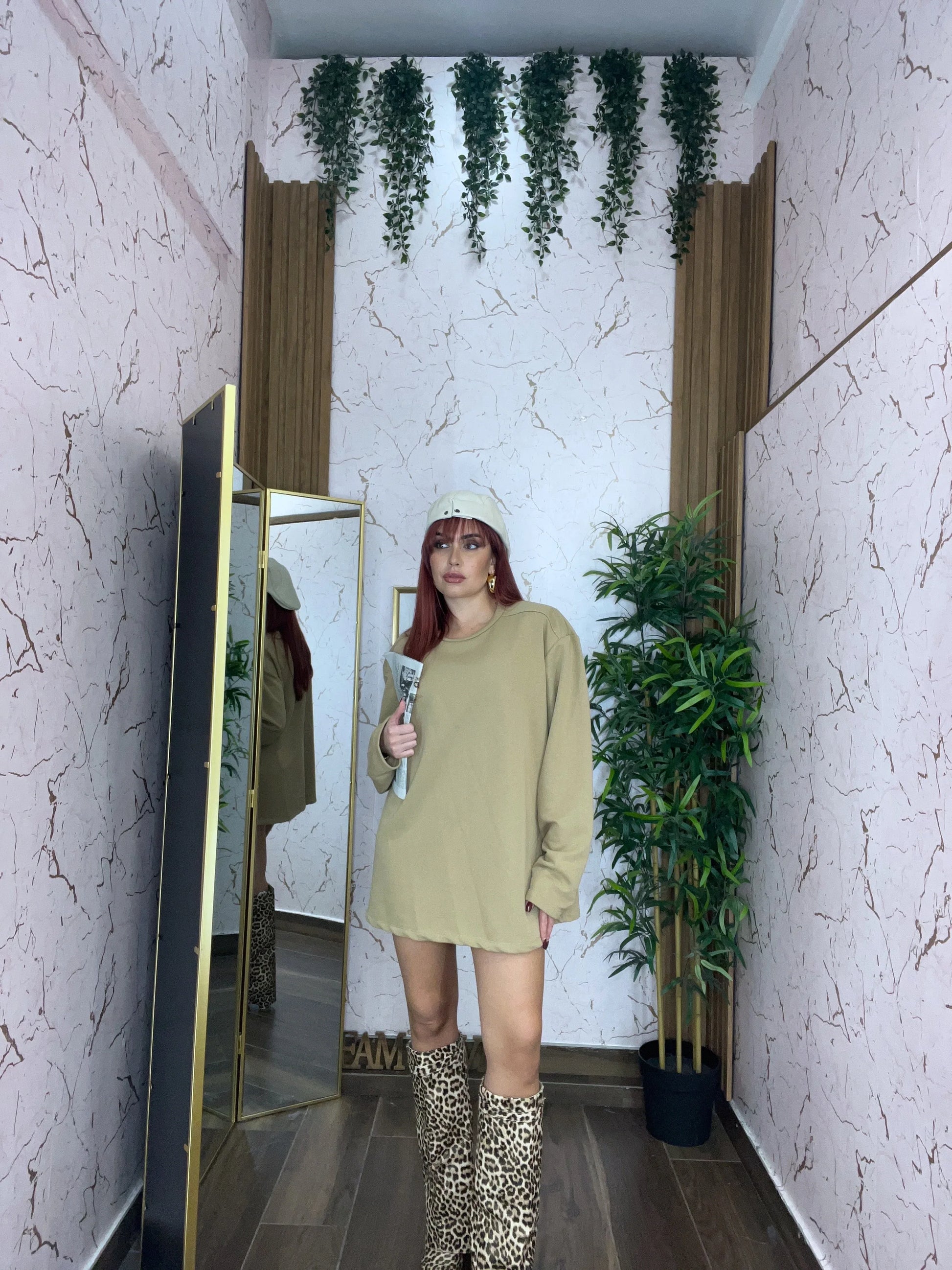 Felpone oversize Magda by Justwest - Collezione inverno 2025 | MacrìBoutique