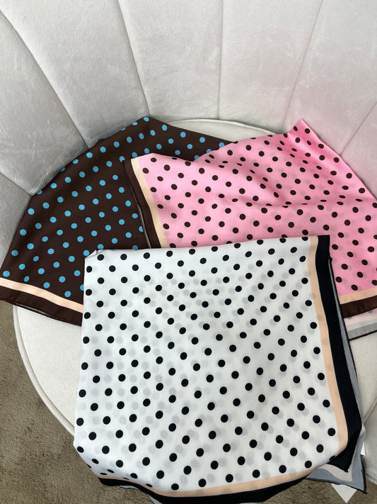 Foulard bandana pois