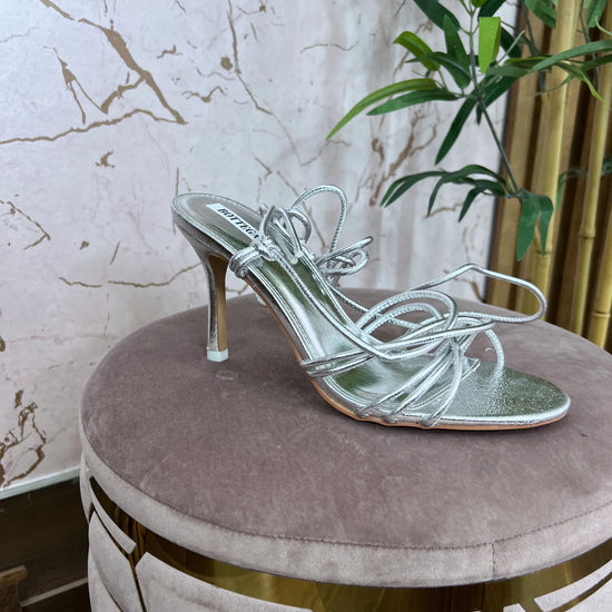 SANDALO KATRINE ARGENTO - Collezione inverno 2025 | MacrìBoutique