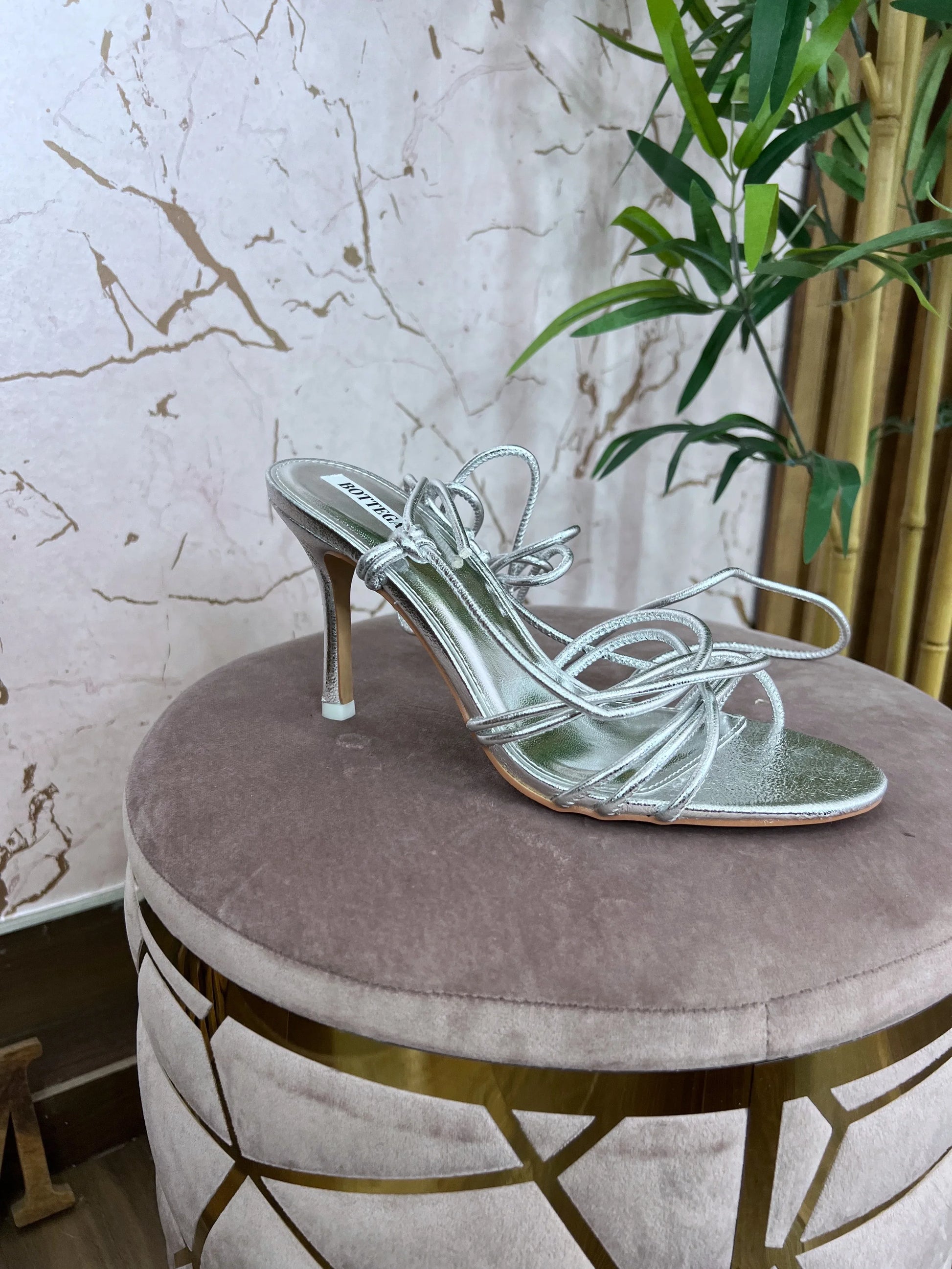 SANDALO KATRINE ARGENTO - Collezione inverno 2025 | MacrìBoutique