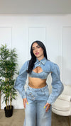 Set Morena in denim 3pezzi