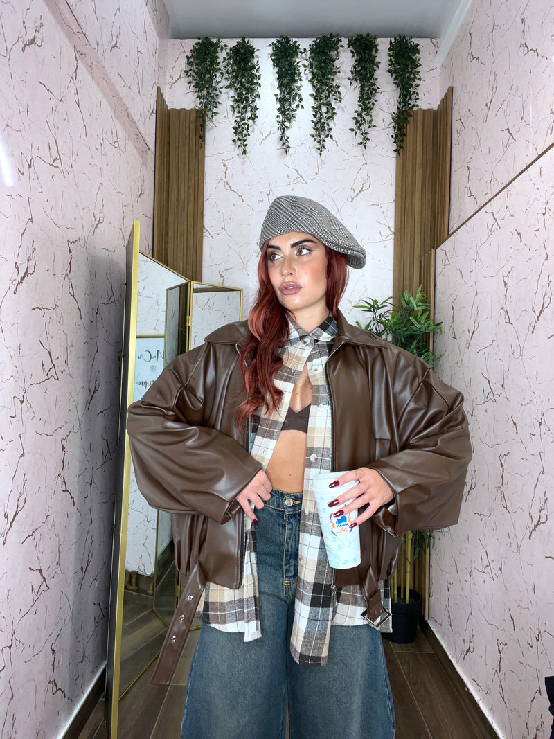 GIACCA OVERSIZE ECOPELLE TORONTO