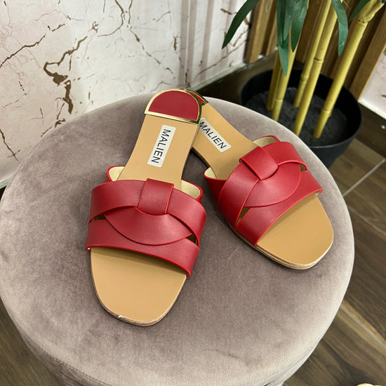CIABATTINA DORINA RED - Collezione inverno 2025 | MacrìBoutique