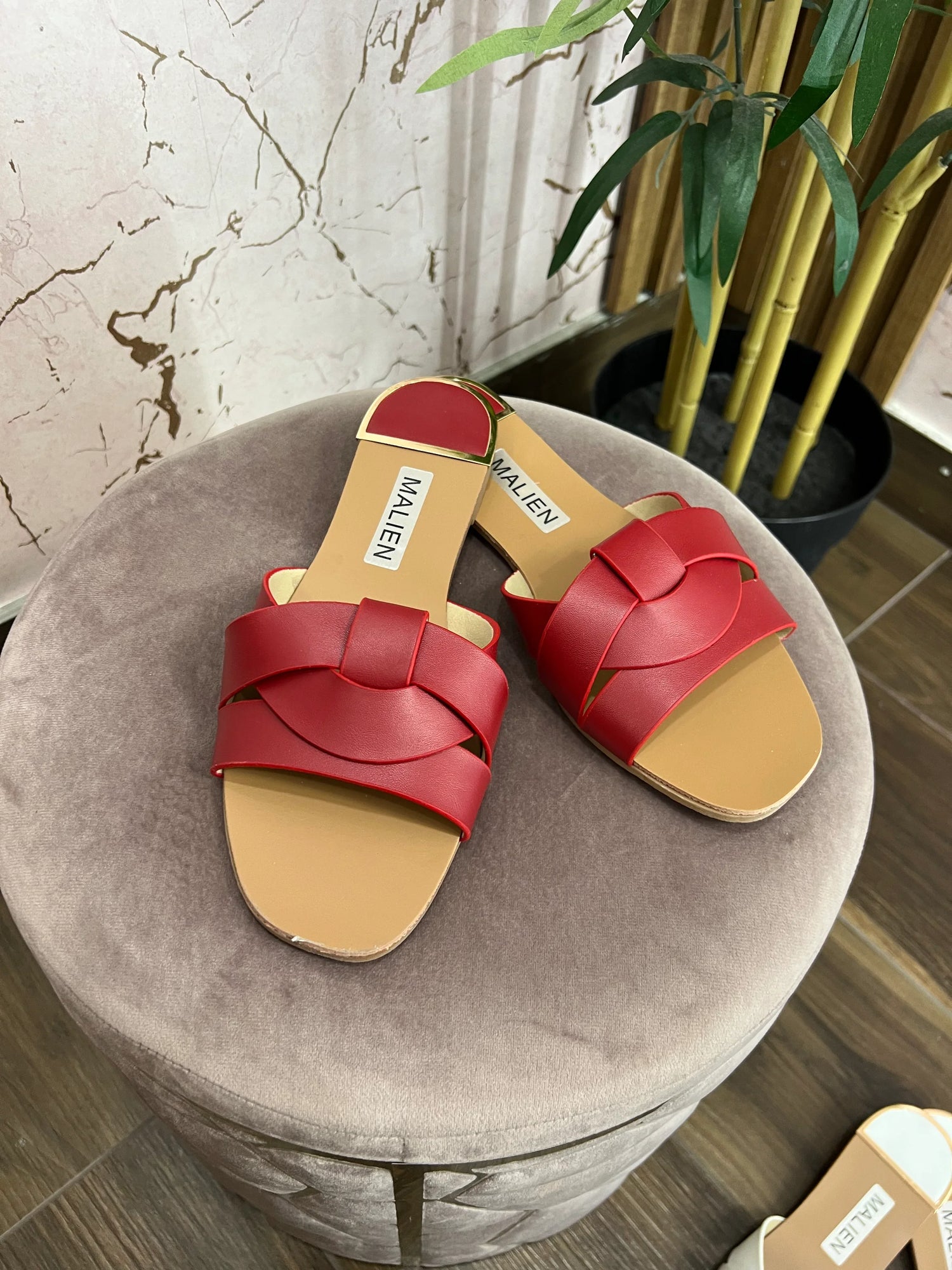 CIABATTINA DORINA RED - Collezione inverno 2025 | MacrìBoutique