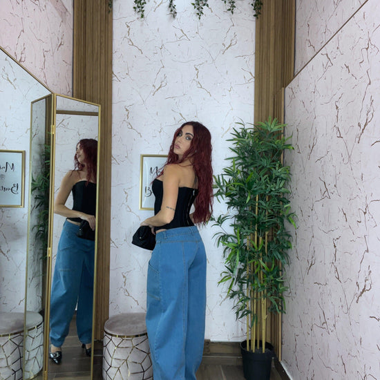 JEANS BALLOON BRUNO CHIARO - Collezione inverno 2025 | MacrìBoutique