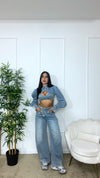 Set Morena in denim 3pezzi