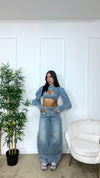 Set Morena in denim 3pezzi