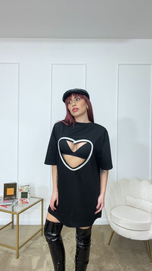 Maxi t-shirt Heart
