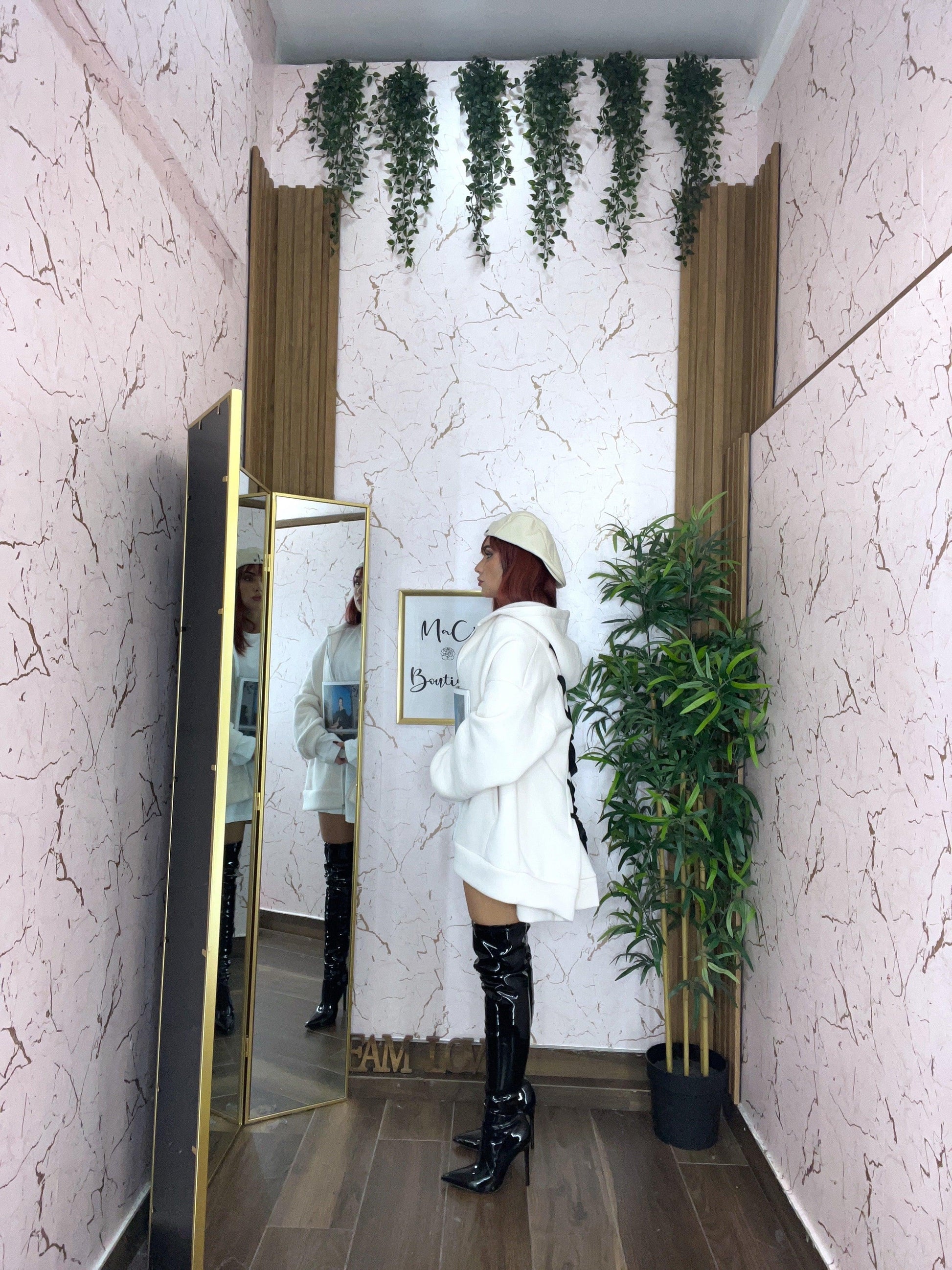 Felpone fiocchi con zip - Collezione inverno 2025 | MacrìBoutique