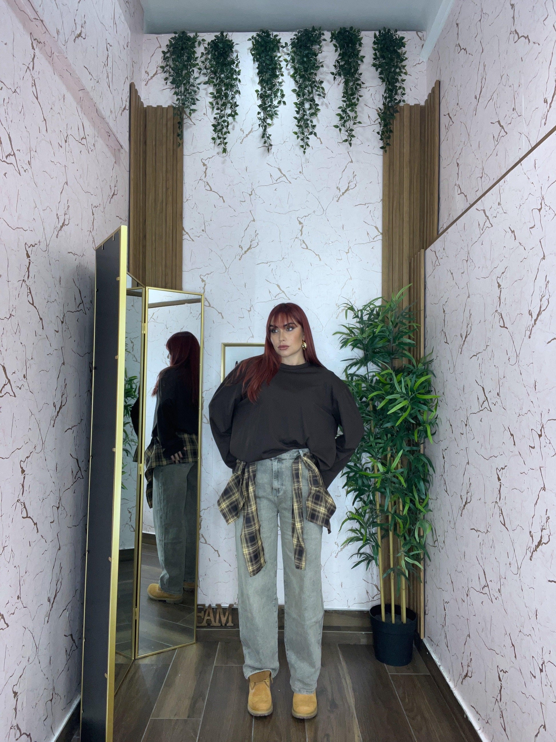 Maglia Nora oversize basic by Justwest - Collezione inverno 2025 | MacrìBoutique