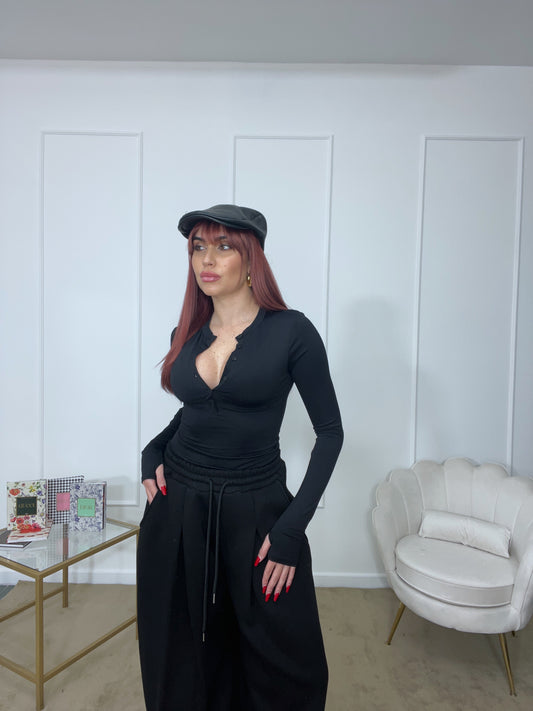 Maglia basic con bottoncini