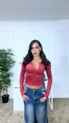 Maglia basic bottoncini