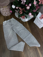 JEANS BALLOON BRILLANTINI GREY