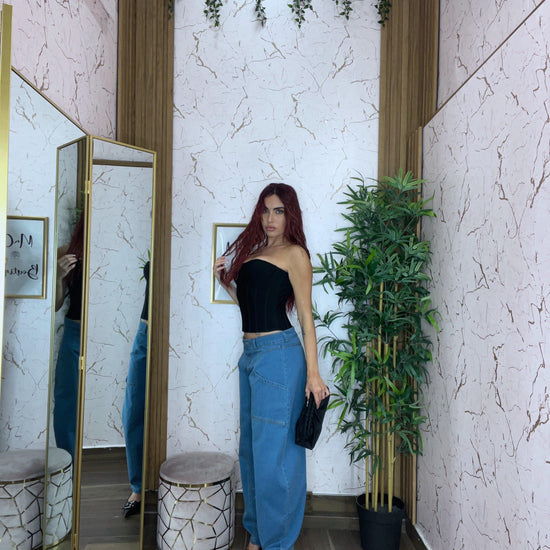 JEANS BALLOON BRUNO CHIARO - Collezione inverno 2025 | MacrìBoutique