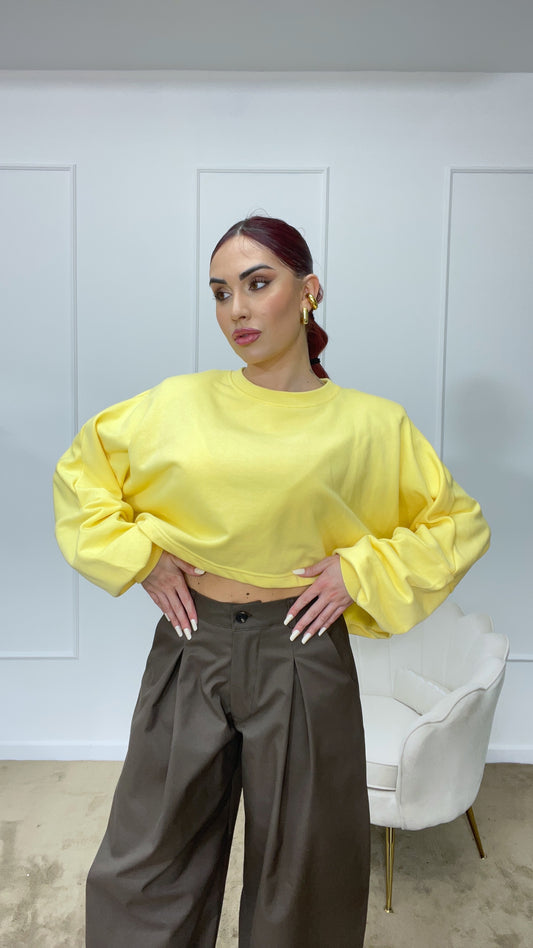 Felpa crop Naty by Justwest